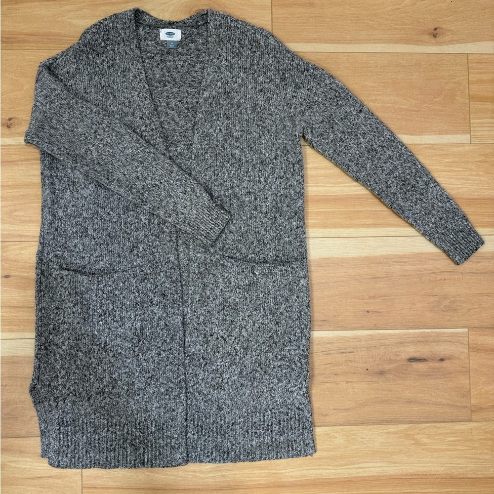 Old Navy Charcoal Long Line Cardigan for Women